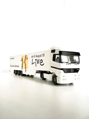 Wiking H0 Werbemodell Modellauto LKW Sattelzug , ,150 Jahre Siemens'' 1997 E502