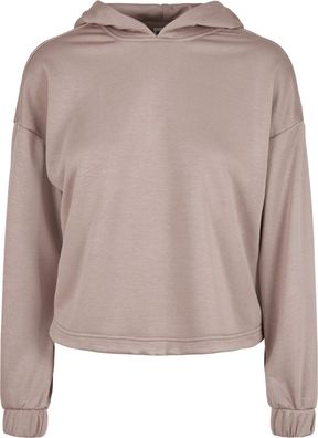 Urban Classics Damen Sweatshirt Ladies Oversized Shaped Modal Terry Hoody Duskrose