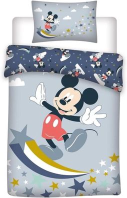 Disney Bettwäsche Mickey Babybettwäsche 100 x 135 cm