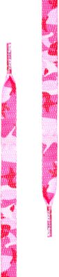 Tubelaces Schnürsenkel Special Flat Pink Camouflage
