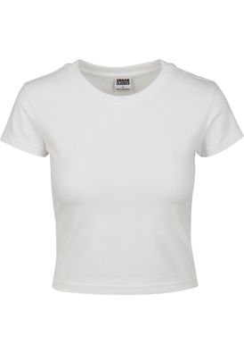 Urban Classics Ladies Stretch Jersey Cropped Tee white