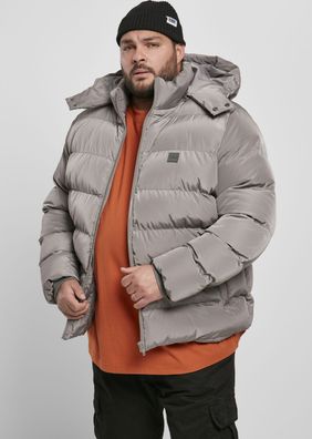 Urban Classics Jacke Hooded Puffer Jacket Asphalt Grey