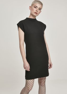 Urban Classics Kleid Ladies Naps Terry Extended Shoulder Dress Black