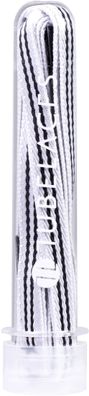 Tubelaces Schnürsenkel White Flat Trill Pack Stripe/ White
