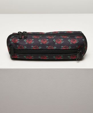 Mister Tee Federtasche Roses Pencil Case Black/ Red