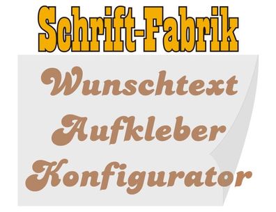 Individuelle Klebebuchstaben einzigartige Schriftzüge und Beschriftungen gestalten