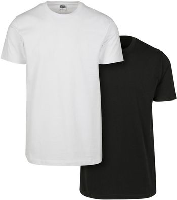 Urban Classics T-Shirt Basic Tee 2-Pack Black/ White