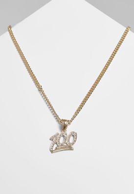 Urban Classics Hemd One Hundred Diamond Necklace Gold