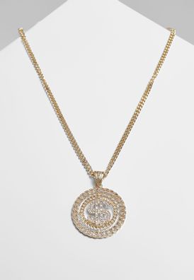 Urban Classics Hemd Dollar Diamond Necklace Gold