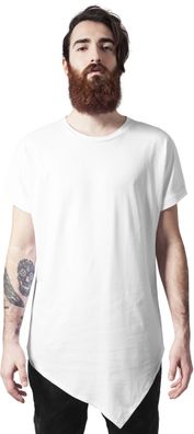 Urban Classics T-Shirt Asymetric Long Tee White