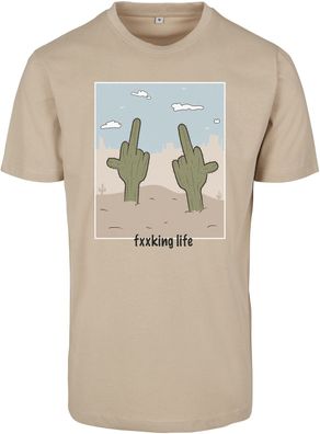 Mister Tee T-Shirt Fucking Life Tee Sand