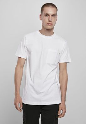 Urban Classics T-Shirt Organic Cotton Basic Pocket Tee White