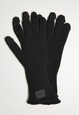 Urban Classics Handschuh Knitted Wool Mix Smart Gloves Black