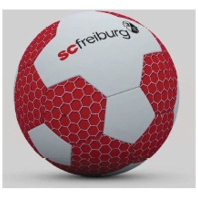 SC Freiburg Miniball Wabe Fussball Rot-Gr. 1