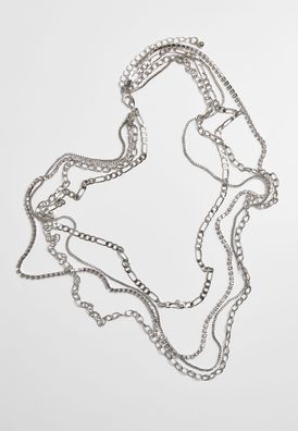 Urban Classics Hemd Valeria Layering Necklace Silver