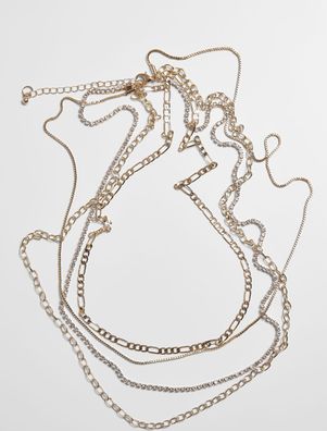 Urban Classics Hemd Valeria Layering Necklace Gold