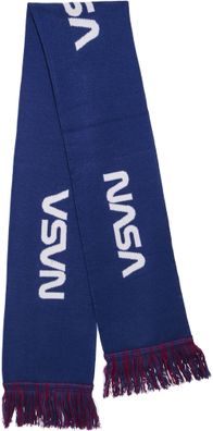 Mister Tee Halstuch NASA Scarf Knitted White/ Blue/ Red