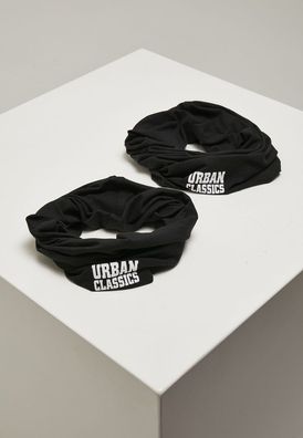 Urban Classics Schal Logo Tube Scarf 2-Pack Black