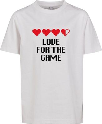 Mister Tee Kinder Kids Love for The Game Tee White