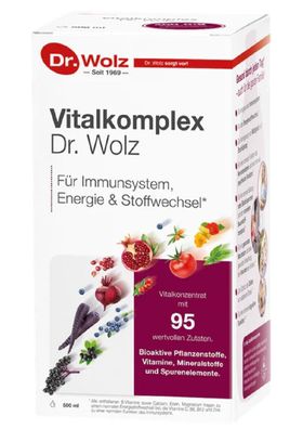 Vitalkomplex 500 ml - Dr. Wolz, für Klein & Groß Vitalkonzentrat mit 95 Zutaten