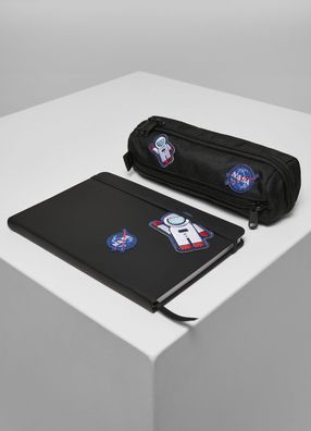 Mister Tee Gürtel NASA Notebook & Pencilcase Set Black