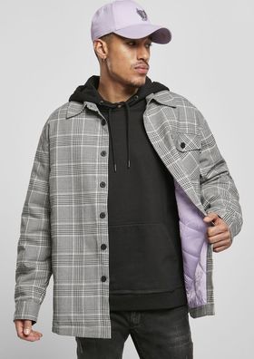 Cayler & Sons Jacke Plaid Out Quilted Shirt Jacket Black/ White