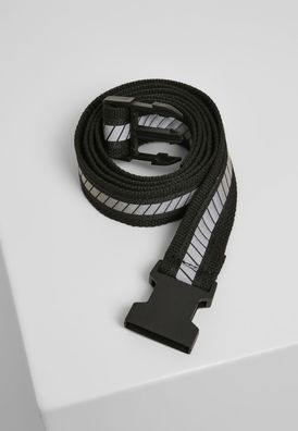 Urban Classics Gürtel Reflective Belt Black/ Silver