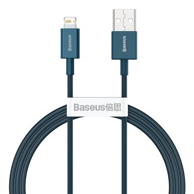 Baseus Superior Kabel USB - iPhone 2,4A 1 m Blau (CALYS-A03)