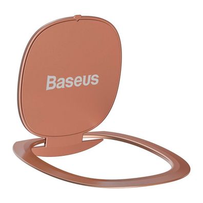 Baseus ultradünner selbstklebender Ringhalter Telefonständer rosa (SUYB-0R)