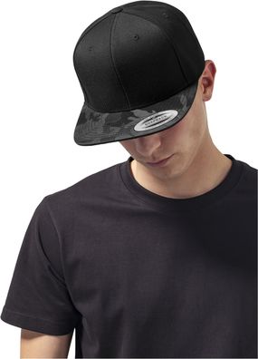 Flexfit Cap Camo Visor Snapback Black Camouflage