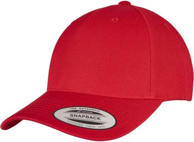 Flexfit Cap YP Classics 5-PANEL Premium CURVED VISOR Snapback CAP Red