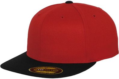 Flexfit Cap Premium 210 Fitted 2-Tone Red/ Black
