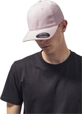 Flexfit Cap Garment Washed Cotton Dad Hat Pink