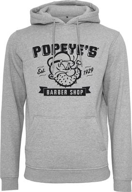 Merchcode Sweatshirt Popeye Barber Shop Hoody Grey