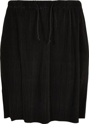 Urban Classics Damen Ladies Plisse Mini Skirt Black