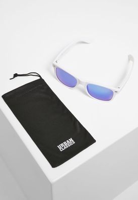 Urban Classics Sonnenbrille Sunglasses Likoma Mirror UC White/ Blue
