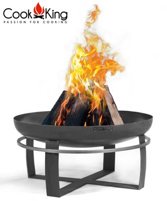 Cook King Feuerschale VIKING 60 cm aus Naturstahl