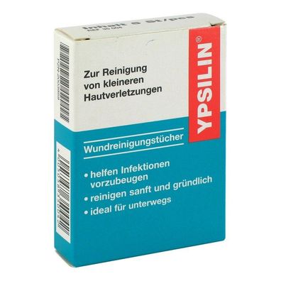 Ypsilin® Wundreinigungstücher , 14 x 19 cm , 5 Stück in Schachtel - B001O1K9YQ |