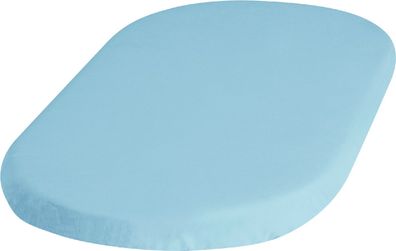 Playshoes Kinder Jersey-Spannbettlaken 81x42 + 10 cm (2er Pack) Bleu