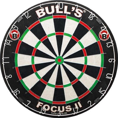 BULL'S Focus II Bristle Dart Board | Dart Board Platte Dartscheibe