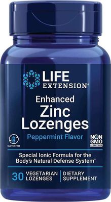 Life Extension, Enhanced Zinc Lozenges, 30 Veg. Lutschtabletten