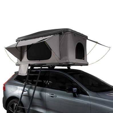 Dachzelt Autodachzelt Grau ABS Hartschale 2-3 Personen Pop-Up Camping Outdoor UV