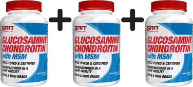 3 x Glucosamine Chondroitin - 90 tabs