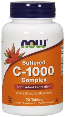 Vitamin C-1000 Complex - Buffered with 250mg Bioflavonoids - 90 tabs
