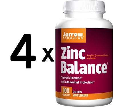 4 x Zinc Balance - 100 caps