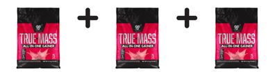 3 x BSN True Mass All-In-One Gainer (4.2Kg) Strawberry