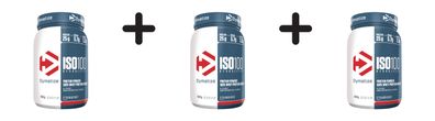 3 x Dymatize ISO 100 (932g) Strawberry