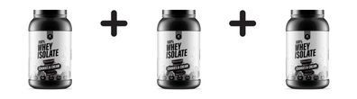 3 x Go Fitness Whey Isolate (900g) Cookies and Cream