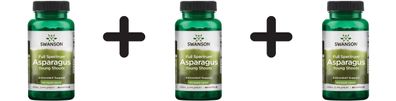 3 x Full Spectrum Asparagus Young Shoots, 400mg - 60 caps