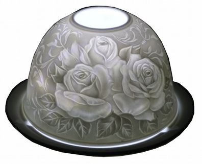 Dom Light Rosenstrauss Teelicht Windlicht Rosen Rosen Blüten Strauß Blumen
